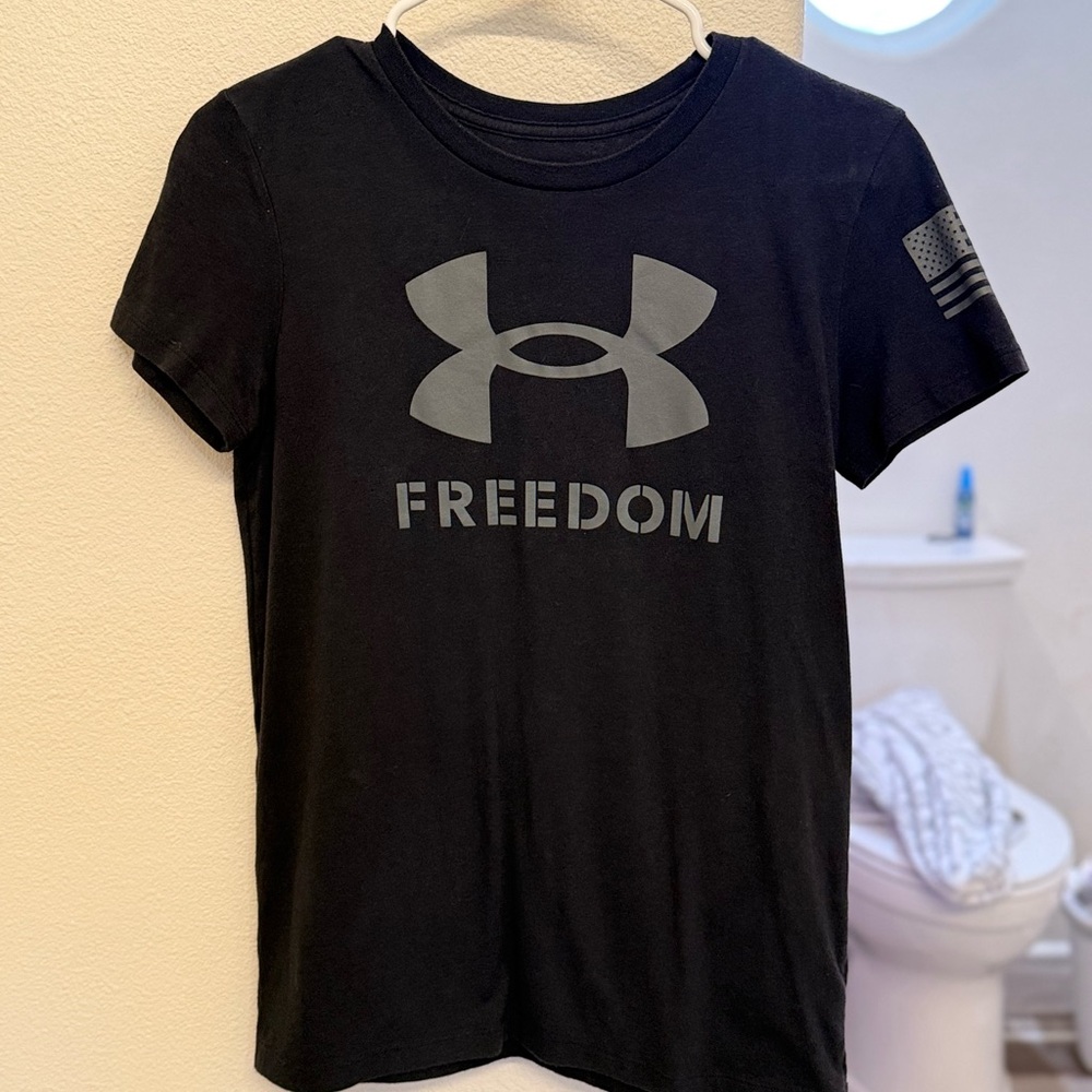 Under Armour Women’s Black Freedom T-Shirt